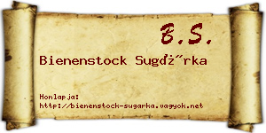 Bienenstock Sugárka névjegykártya